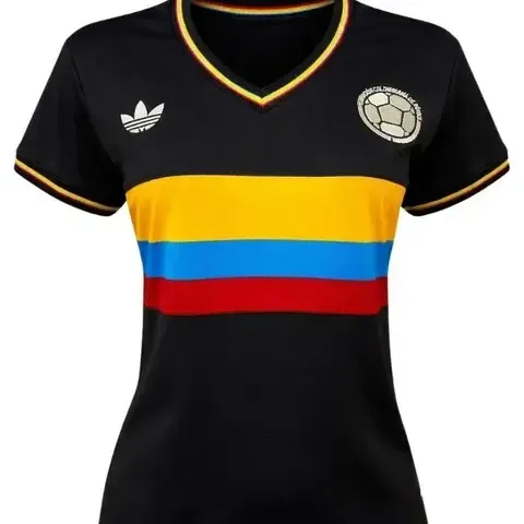 Camiseta dama Colombia Negra